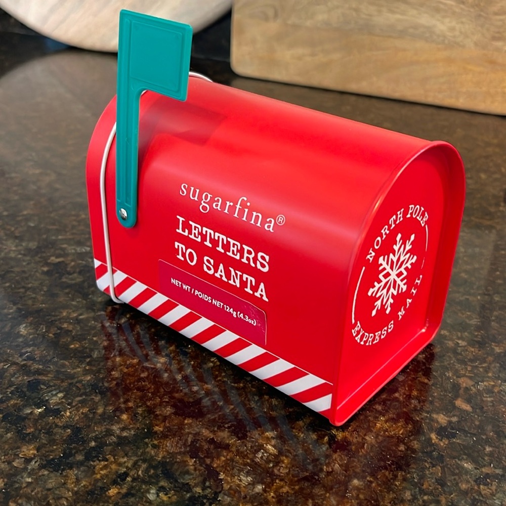 Sugarfina Letters to Santa Metal Mailbox